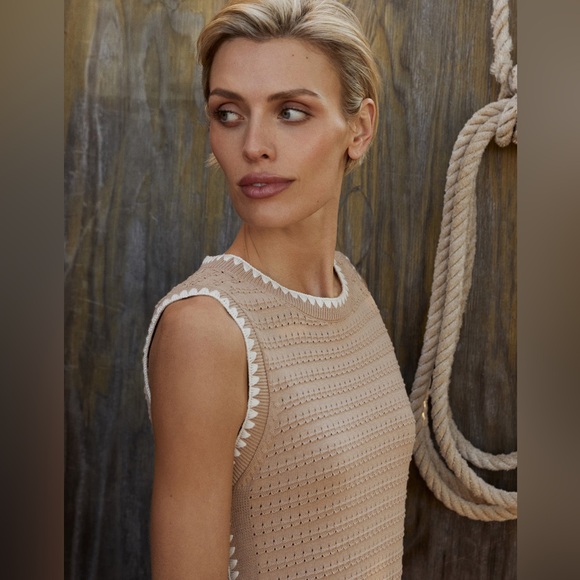 NWT VARLEY Dwight Tank Knit Midi Dress - Picture 2 of 6